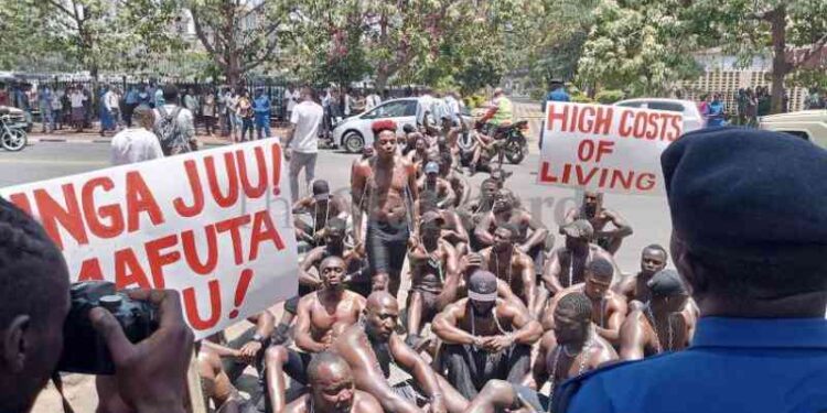 Protesters in Kenya. PHOTO/Courtesy. 