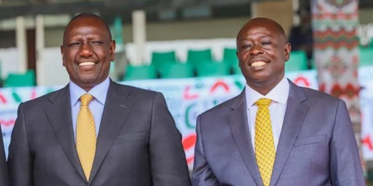 Deputy President RIgathi Gachagua and President William Ruto