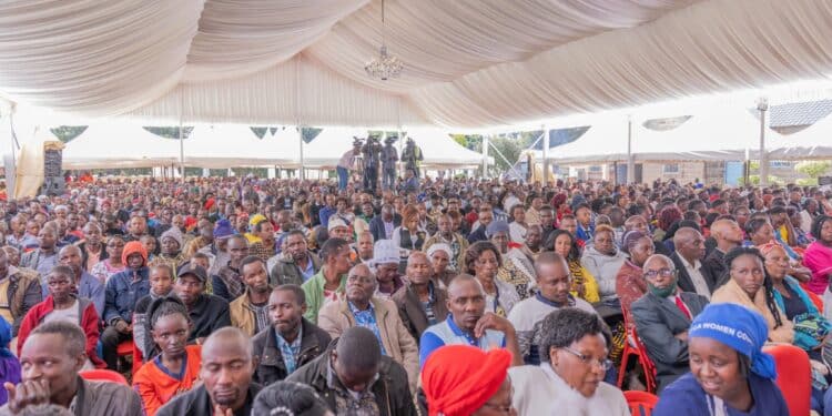 President William Ruto speaks during a Church service at A.I.P.C.A Ndogino, Nyandarua County on July 14, 2024.PHOTO/PCS.