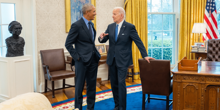 President Joe Biden with Former President Barack Obama. Photo/Obama (X)