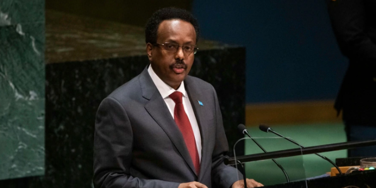 AP |  Somalia's President Mohamed Abdullahi Mohamed addresses the U.N. General Assembly at U.N. headquarters, Sept. 26, 2019, in New York