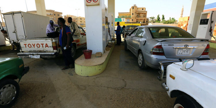 People gather to get fuel at a petrol station in Khartoum, Sudan November 4, 2016.

REUTERS/Mohamed Nureldin Abdallah