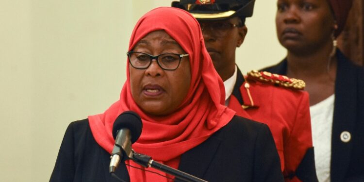 AFP | Tanzanian President Samia Suluhu Hassan took over last month from John Magufuli, who downplayed the scale of the Covid pandemic