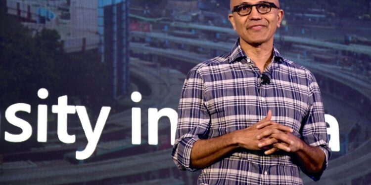 AFP | Microsoft Corporation Chief Executive Officer Satya Nadella said the Nuance acquisition positions the tech giant for growth in the healthcare sector