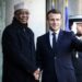 AFP | France's President Emmanuel Macron welcomes Chad's President Idriss Deby as he arrives at the Elysee presidential palace in 2019