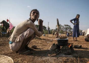Ethiopia is just one of the countries where a conflict forced thousands to flee their homes last year | AFP