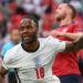 England forward Raheem Sterling celebrates scoring against the Czech Republic | AFP