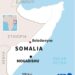 Map of Somalia locating Beledweyne | AFP