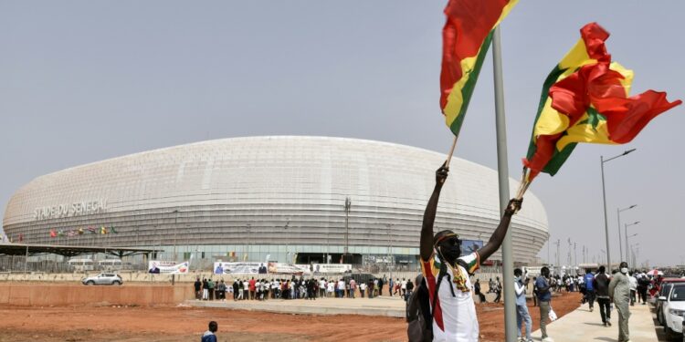 Thousands gathered for the inauguration of Senegal's new 50,000-seater stadium | AFP