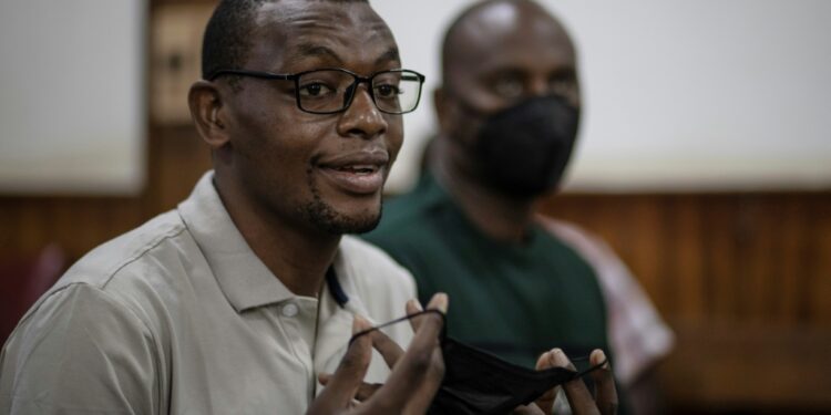 Award-winning author Kakwenza Rukirabashaija slipped out of Uganda two weeks ago | AFP