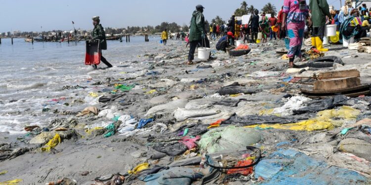 Curse of plastic: The beach at Hann Bay, a densely-populated district of the Senegalese capital Dakar | AFP