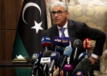 Former Libyan interior minister Fathi Bashagha was appointed prime minister last month by the war-torn country's parliament in the eastern city of Tobruk and sworn in on March 3 with his new government | AFP
