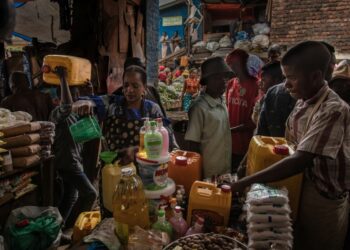 The price of cornflour, rice, sugar, oil and tomatoes have all shot up in Bukavu | AFP