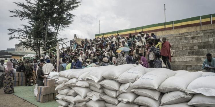 The UN says more than nine million people are in need of aid across northern Ethiopia | AFP