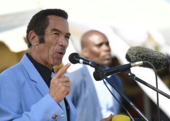 Former president Ian Khama, pictured in May 2019 when he quit the ruling Botswana Democratic Party founded by his father | AFP