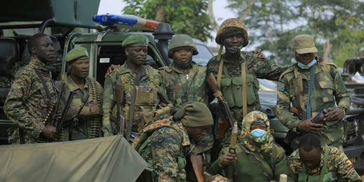 Ugandan forces have joined DR Congo troops in a crackdown on the notorious ADF armed group | AFP