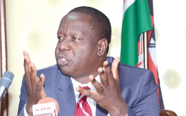 CS Fred Matiangi is expected to present himself before the DCI for questioning. Photo/Courtesy
