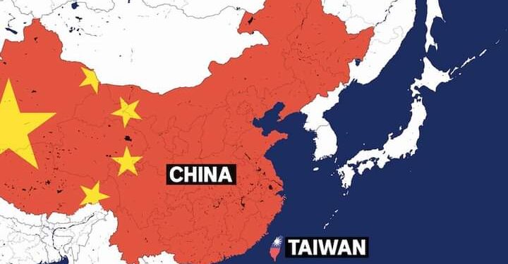 China Taiwan Map
