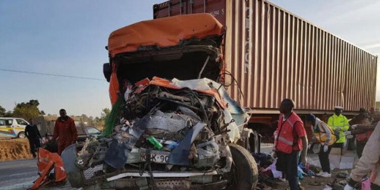 Majority of the road accidents are blamed on reckless driving.Photo/Courtesy