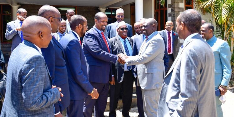 UDM leaders when they met Ruto in Karen.Photo/Courtesy