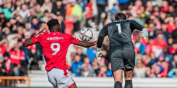 Taiwo Awoniyi Wins the Game for Nottingham Forest. IMAGE: Nottingham Forest/Twitter
