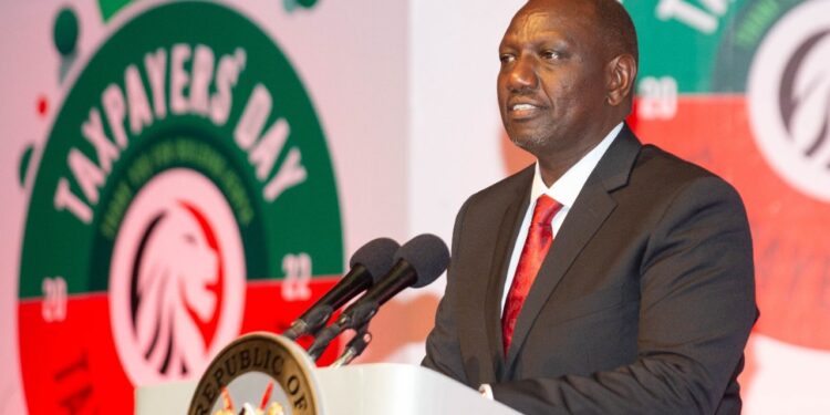President Ruto speaking at The Kenyatta International Convention Centre, Nairobi during the 2022 Taxpayers’ Day: IMAGE/STATE HOUSE KENYA