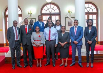 President William Ruto with IPOA members at State House Nairobi.Photo/State House Kenya.