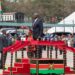 President William Ruto at the 59th Mashujaa Day celebrations, Uhuru Gardens, Nairobi County.Opposition leaders skipped the event.Photo/State House Kenya