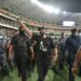 Fally Ipupa has a police escort leaving Abidjan's Olympic stadium in March last yea | AFP