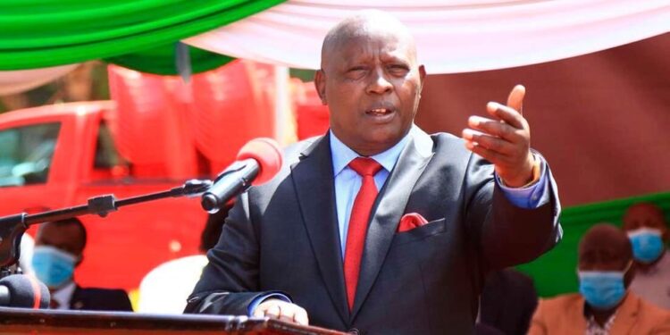 Governor Kahiga says Mt. Kenya will not succumb to blackmail.Photo/Courtesy