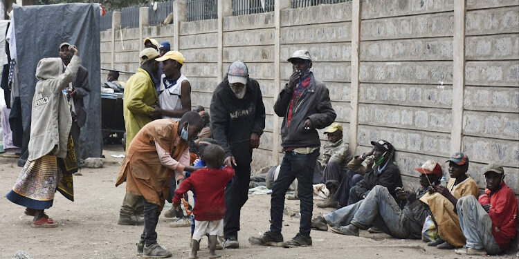Nairobi MCAs have passed a motion seeking to remove street families from within the CBD.Photo/Courtesy