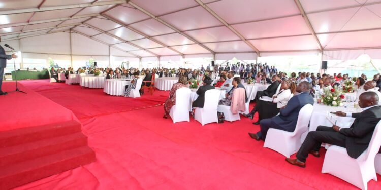 President William Ruto when he addressed the Kenya Kwanza parliamentary caucus in Nairobi.Photo/Courtesy