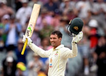 Australia's Alex Carey scored a maiden Test century against South Africa: IMAGE/AFP