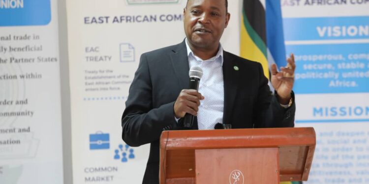 EAC Secretary General Hon. (Dr.) Peter Mathuki says Somalia will soon be admitted into the community.Photo/EAC