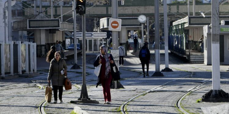 State-owned public transport firm Transtu said the strike froze 'the majority' of transport services across Tunis: IMAGE/AFP