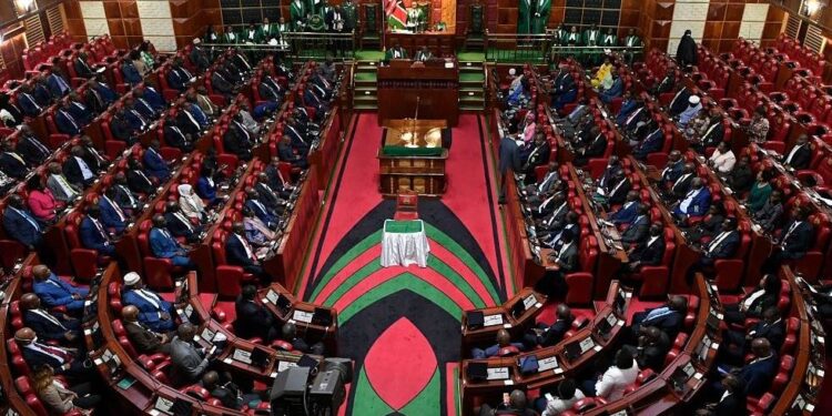Kenyan Parliament in session.PHOTO/COURTESY