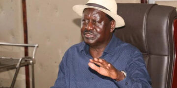 Azimio la Umoja Coalition leader Raila Odinga.PHOTO/COURTESY