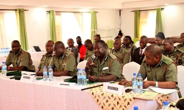 The Prisons team when they presented their proposals before the Maraga led team.Photo/Courtesy