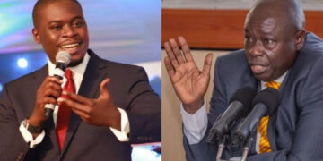 Nairobi Governor Johnson Sakaja and Deputy President Rigathi Gachagua.PHOTO/COURTESY