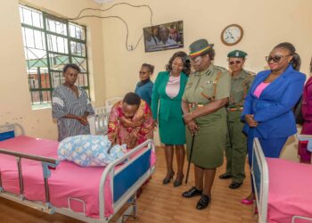 First Lady Rachel Ruto when she visited the Langata Women Prison in Nairobi.Photo/Courtesy