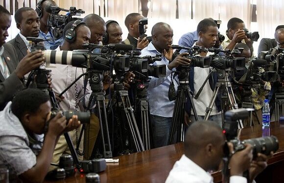 Journalists at work.Photo/Courtesy
