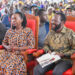 Martha Karua and Kisumu Governor Anyang Nyong'o during the burial of the late mama Grace Onyango in Gem, Nyanza on Friday, March 31.PHOTO/COURTESY