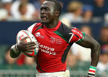 Kenyan Rugby Star Collins Injera.PHOTO/COURTESY