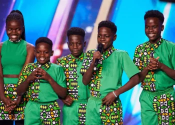 Ugandan Ghetto Kids at the Britian's Got Talent Show :PHOTO/Courtesy