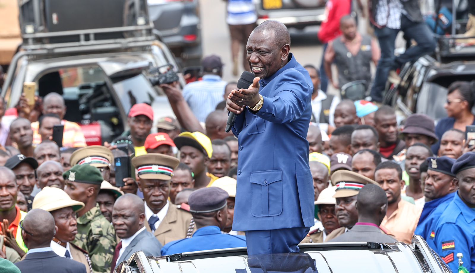 Ruto is former deputy president to Uhuru Kenyatta.