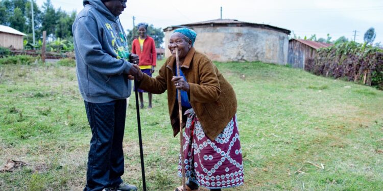 Gachagua interacted with local residents during his morning walk