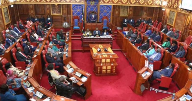 The senate hold a sitting over Eldoret job overseas scandal