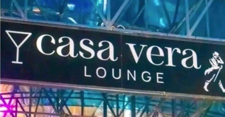 A photo of the Casa Vera Lounge along Nhong Road Nairobi.