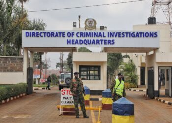 DCI POLICE certificate officers have been jailed for receiving bribe. Police collect the body of the deceased pupil at Joy Gardens Primary School in Tena-Umoja. [Patrick Vidija,