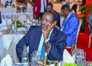 Kalonzo Musyoka during the banquet held at State House on Wednesday, September 6. PHOTO/PCS.